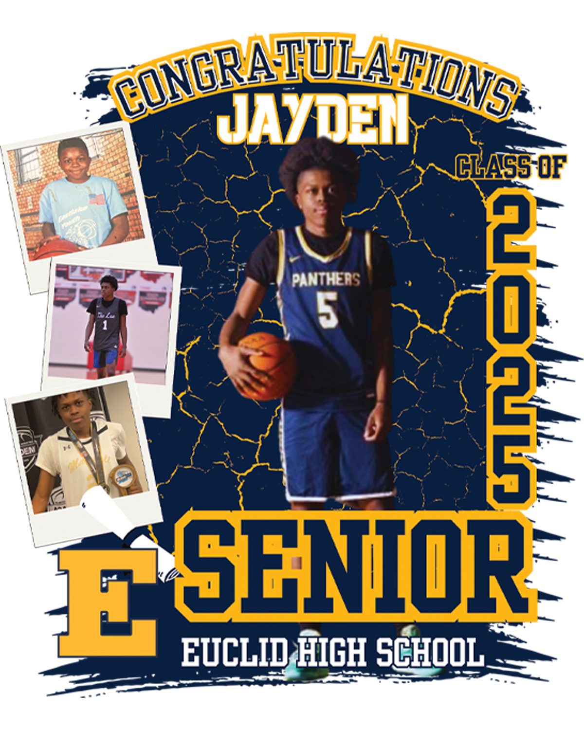 Grad Senior shirt (polaroid photos)